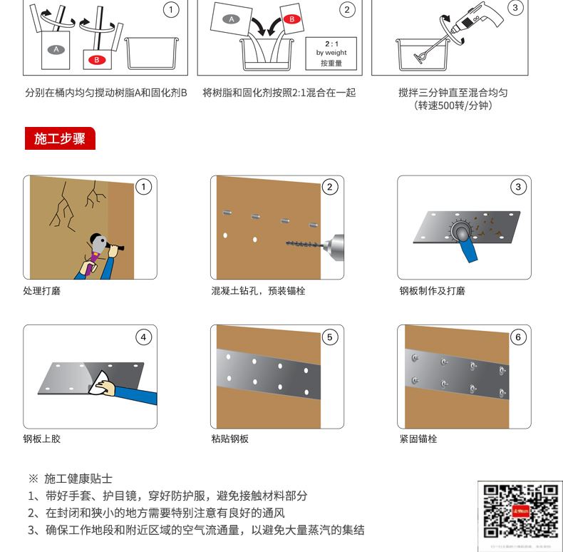 包钢垫江粘钢加固施工过程